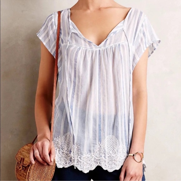 Anthropologie Vanessa Virginia Small Top sezane - Picture 2 of 9